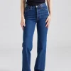 Classic Cut Denim Full Length Dark Blue
