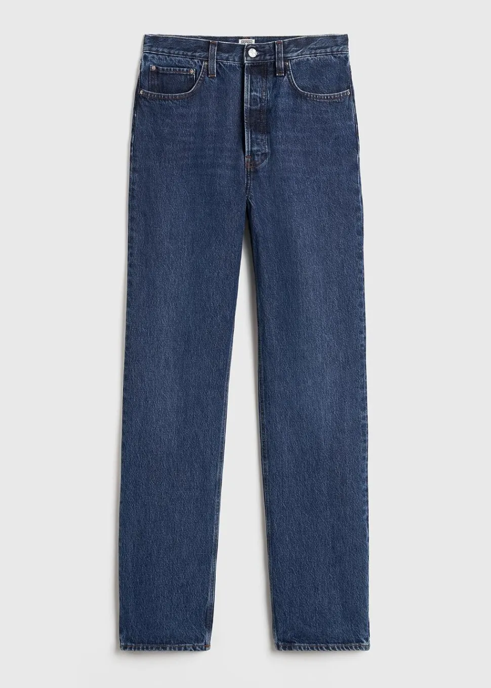 Classic Cut Denim Full Length Dark Blue
