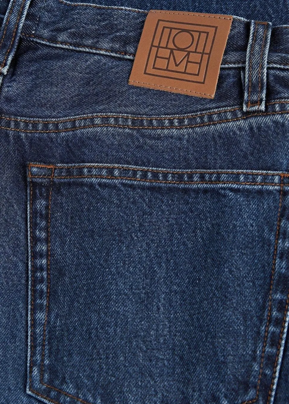 Classic Cut Denim Full Length Dark Blue