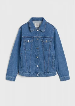 Classic Denim Jacket Vibrant Blue