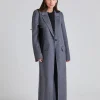Classic Doublé Coat Mid Grey Melange