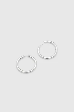 Classic Hoop Large Silver