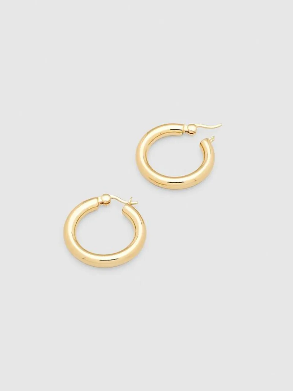 Classic Hoop Thick Medium Gold