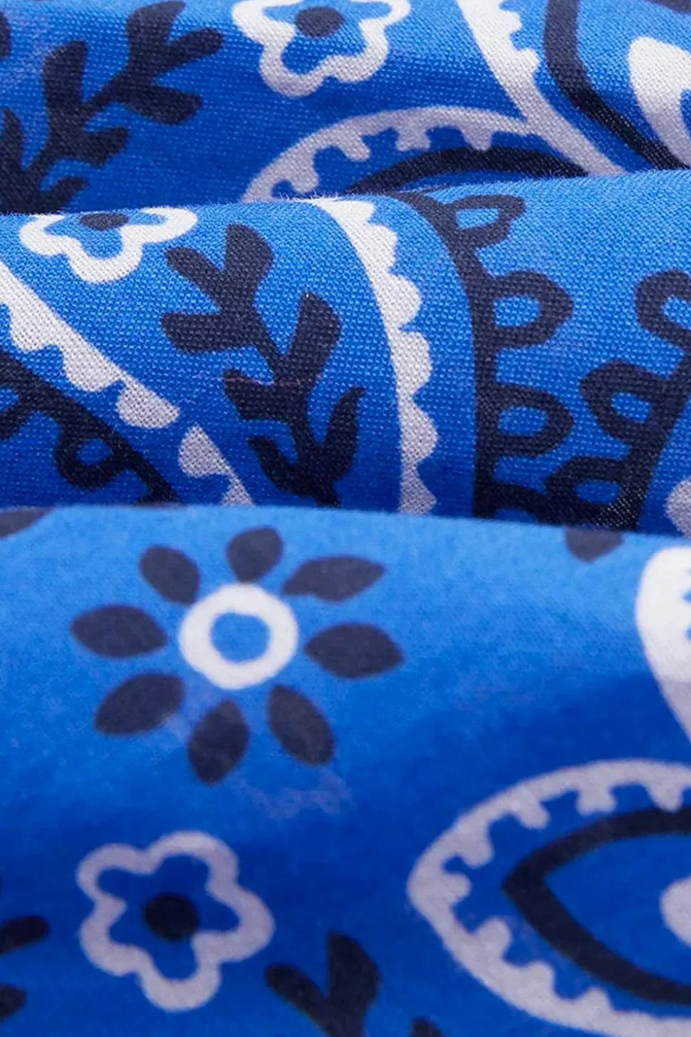 Classic Paisley Bandana Blue