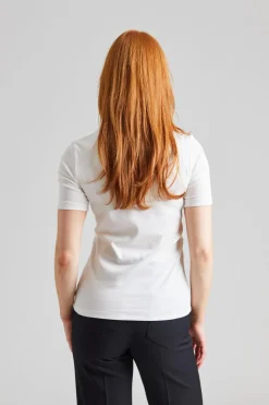 Classic Rib Tee White