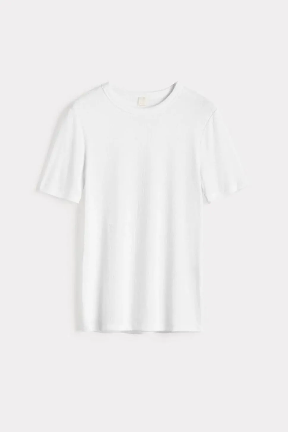 Classic Rib Tee White