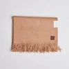 Classic Woven Scarf Soft Feeling Camel