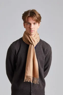 Classic Woven Scarf Soft Feeling Camel