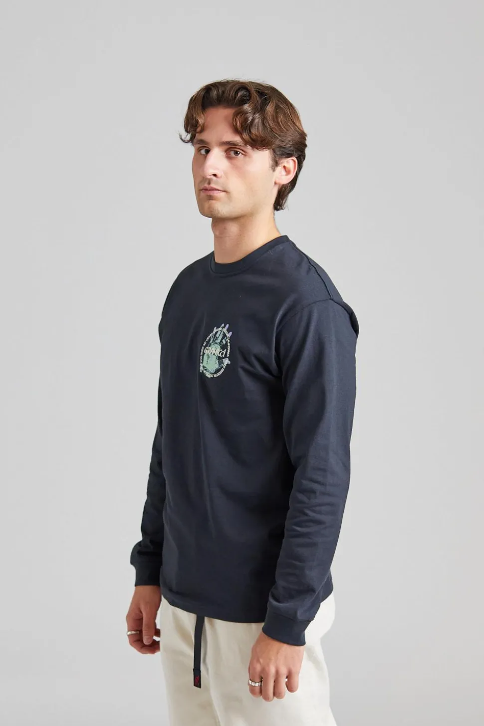 Climber's Hand L/S Tee Vintage Black