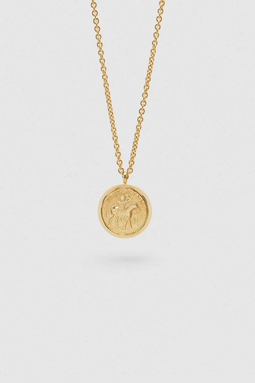 Coin Pendant Gold Horse
