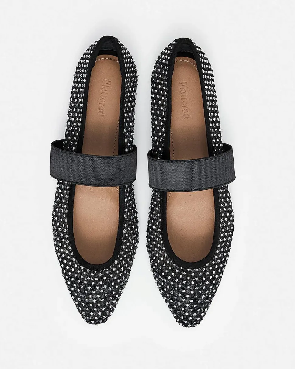 Cornelia Textile Glitter Black