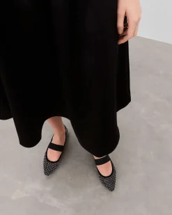 Cornelia Textile Glitter Black