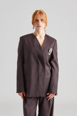 Cosmos Blazer Brown