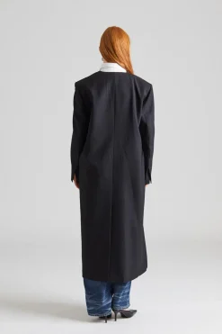 Cosmos Long Coat Black