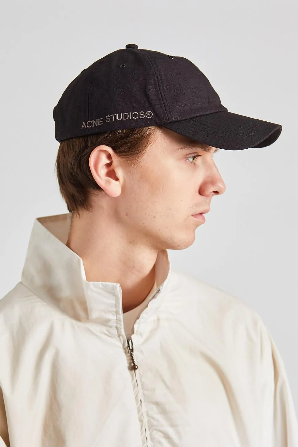 Cotton Ripstop Cap FN-UX-HATS000270 Black