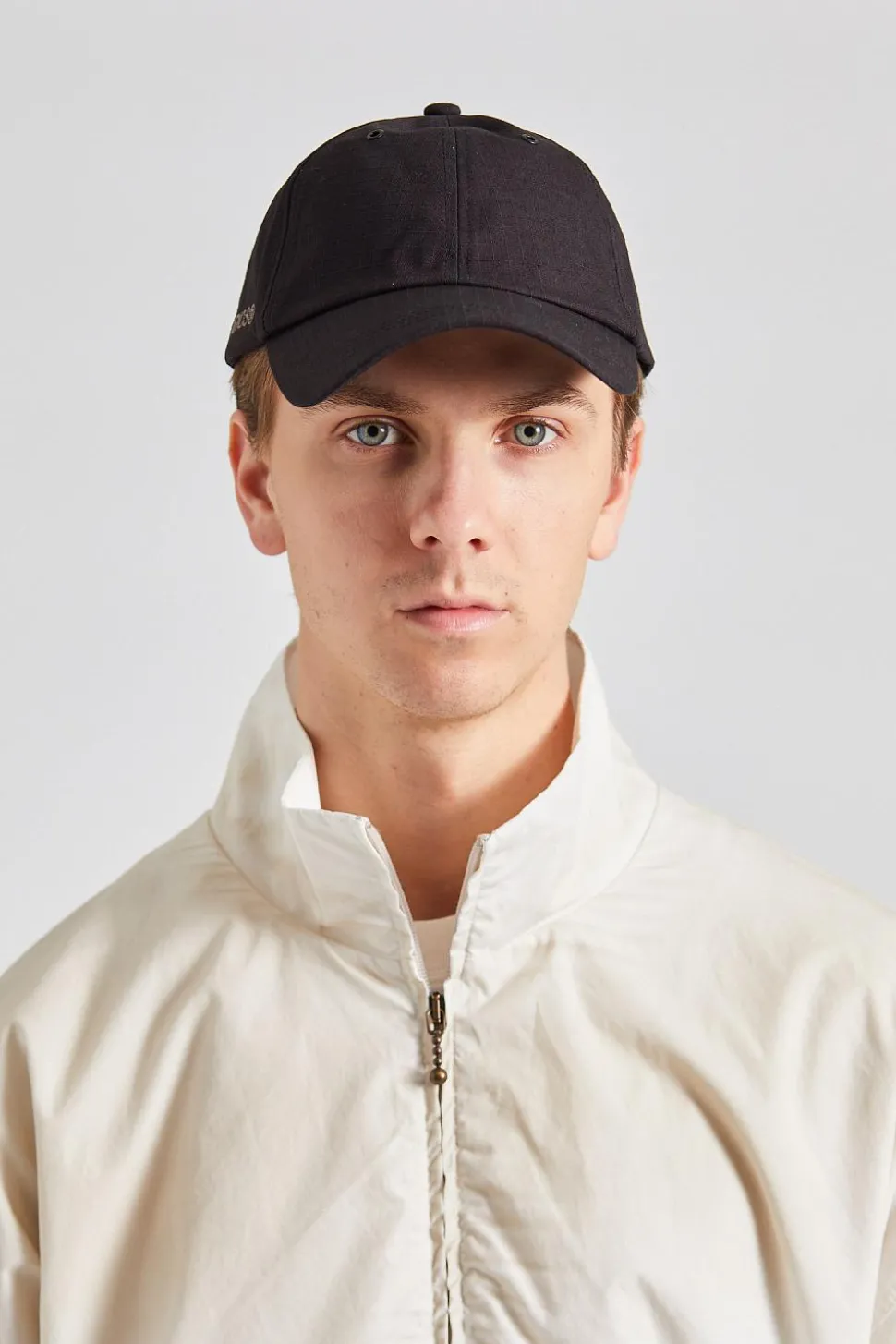 Cotton Ripstop Cap FN-UX-HATS000270 Black