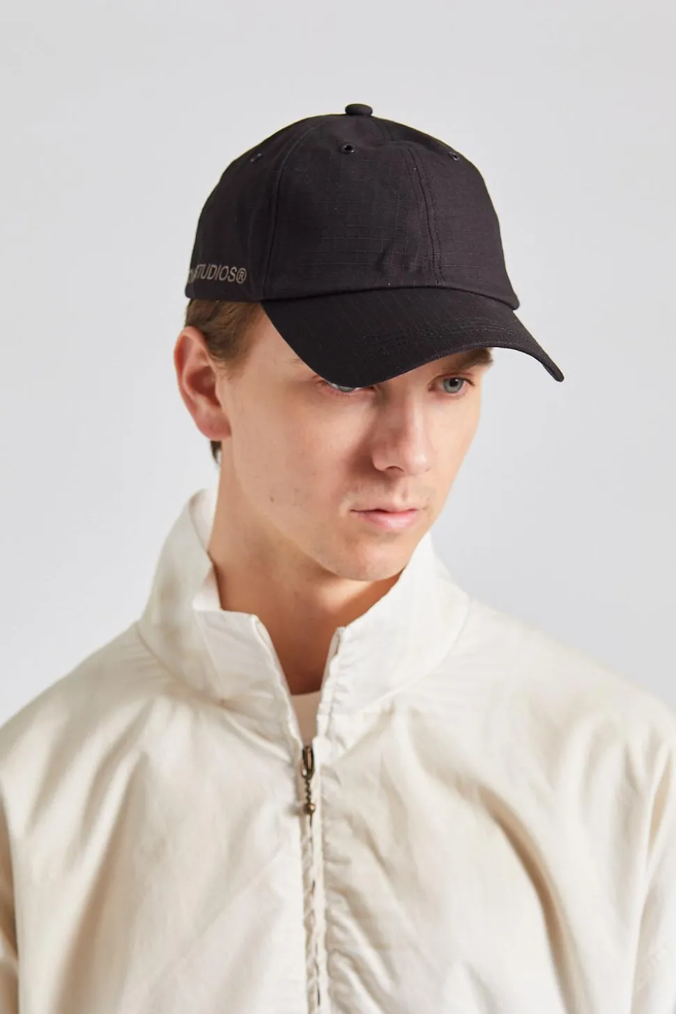 Cotton Ripstop Cap FN-UX-HATS000270 Black