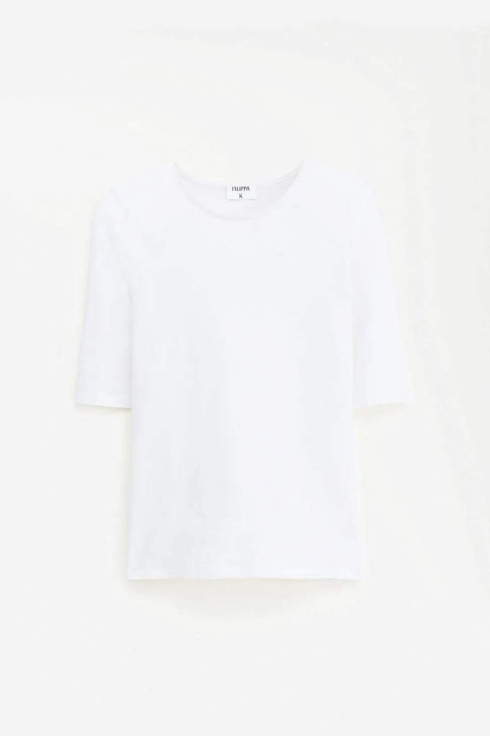 Cotton Stretch Elbow Sleeve White