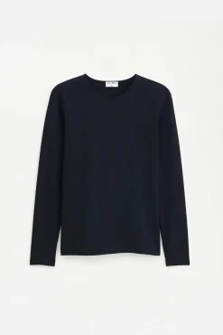 Cotton Stretch Long Sleeve Black