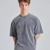 Crew Neck T-Shirt Faded Black FN-UX-TSHI000018