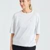 Crew Neck T-shirt Relaxed Fit Optic White FA-UX-TSHI000244