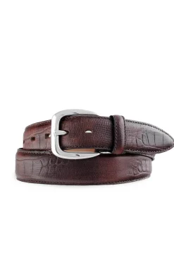 Croco Belt Brown