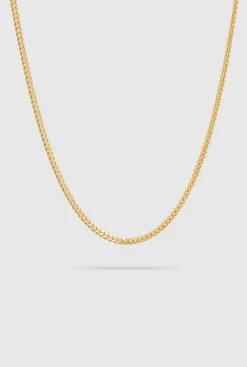 Curb Chain M Gold 20.5 Inch