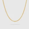 Curb Chain M Gold 20.5 Inch