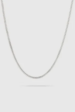 Curb Chain Medium 20,5 Inch Silver