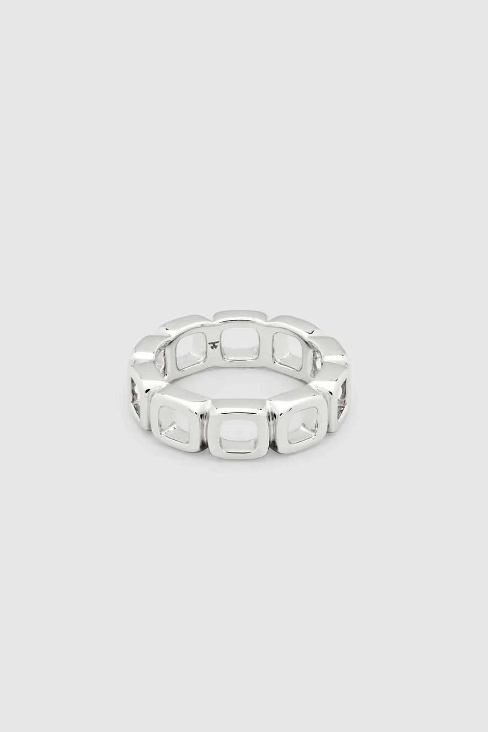 Cushion Band Open Silver
