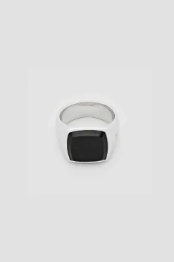 Cushion Polished Black Onyx