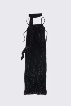 Cygnet Velvet Dress Black