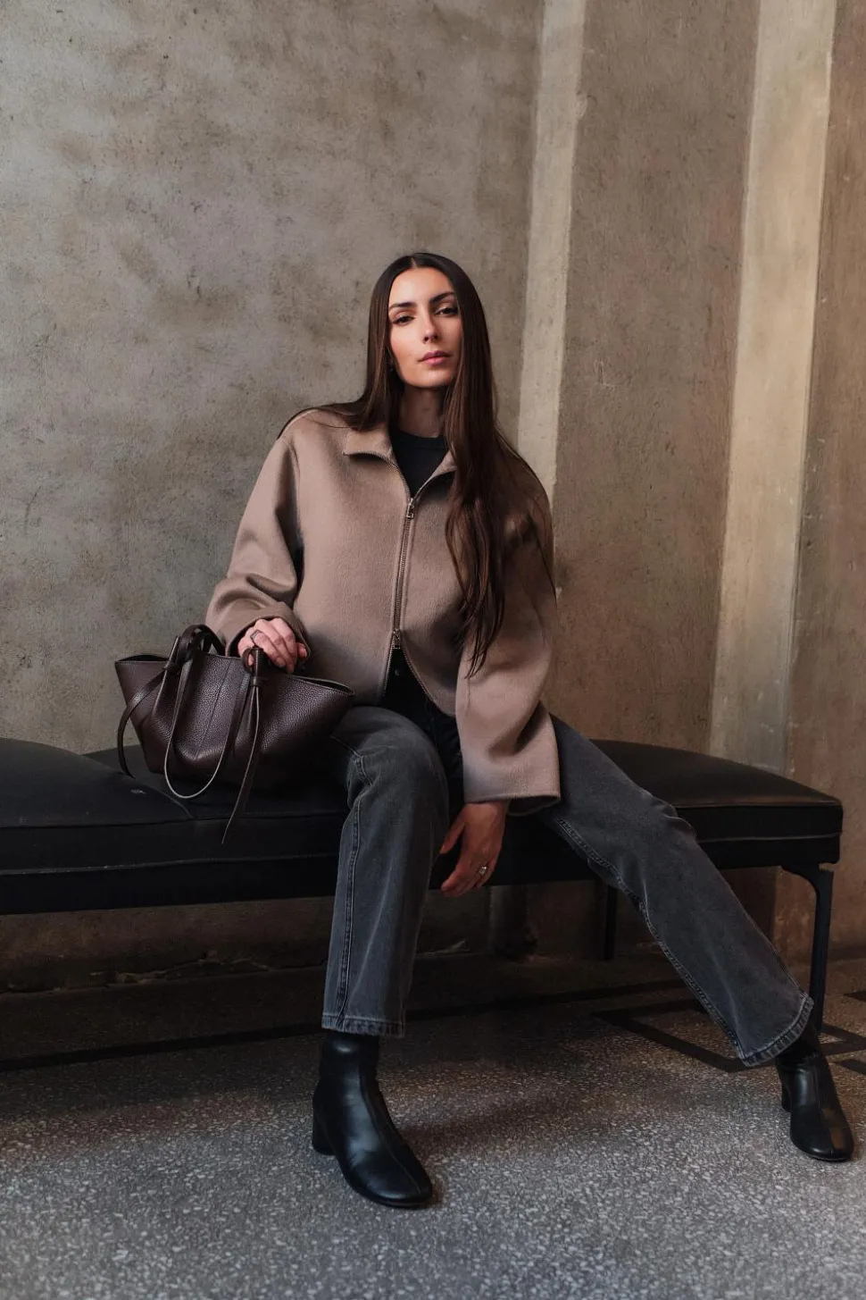 Dafina Jacket Moss Grey
