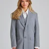 Davina Blazer Grey Melange