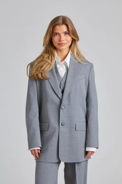 Davina Blazer Grey Melange