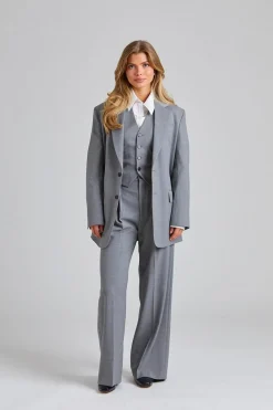 Davina Blazer Grey Melange