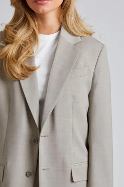 Davina Blazer Sage Melange