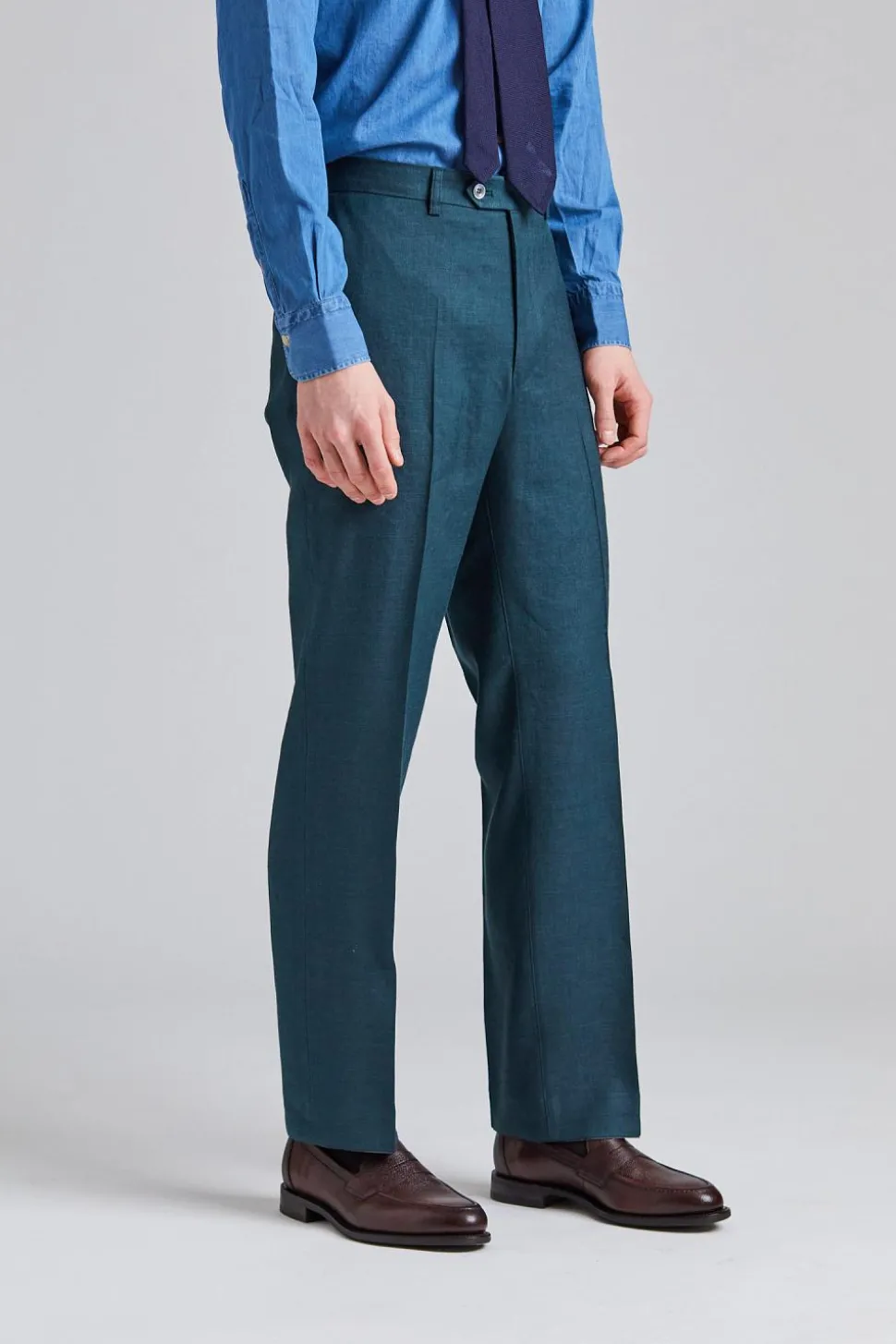 Del Trousers Shell Green