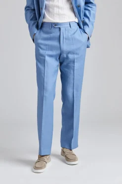 Del Trousers Smog Blue