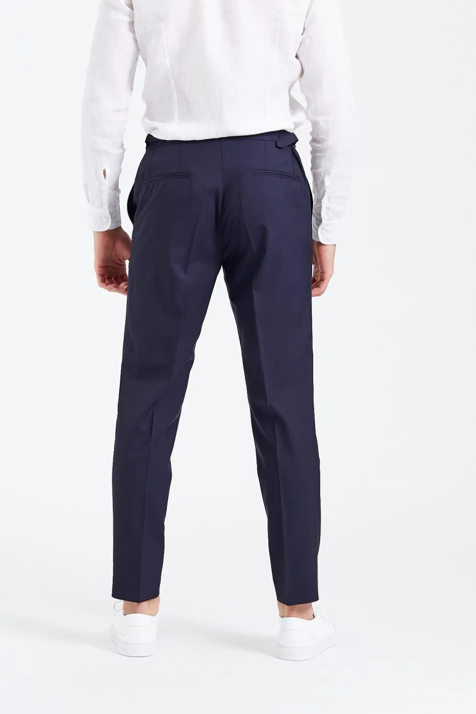 Delon Side Adjuster Trouser Navy