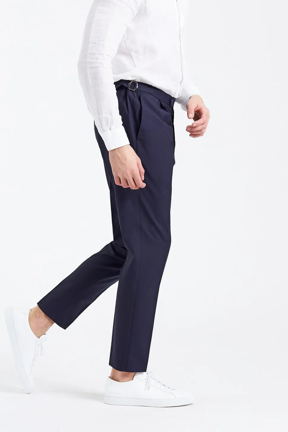Delon Side Adjuster Trouser Navy