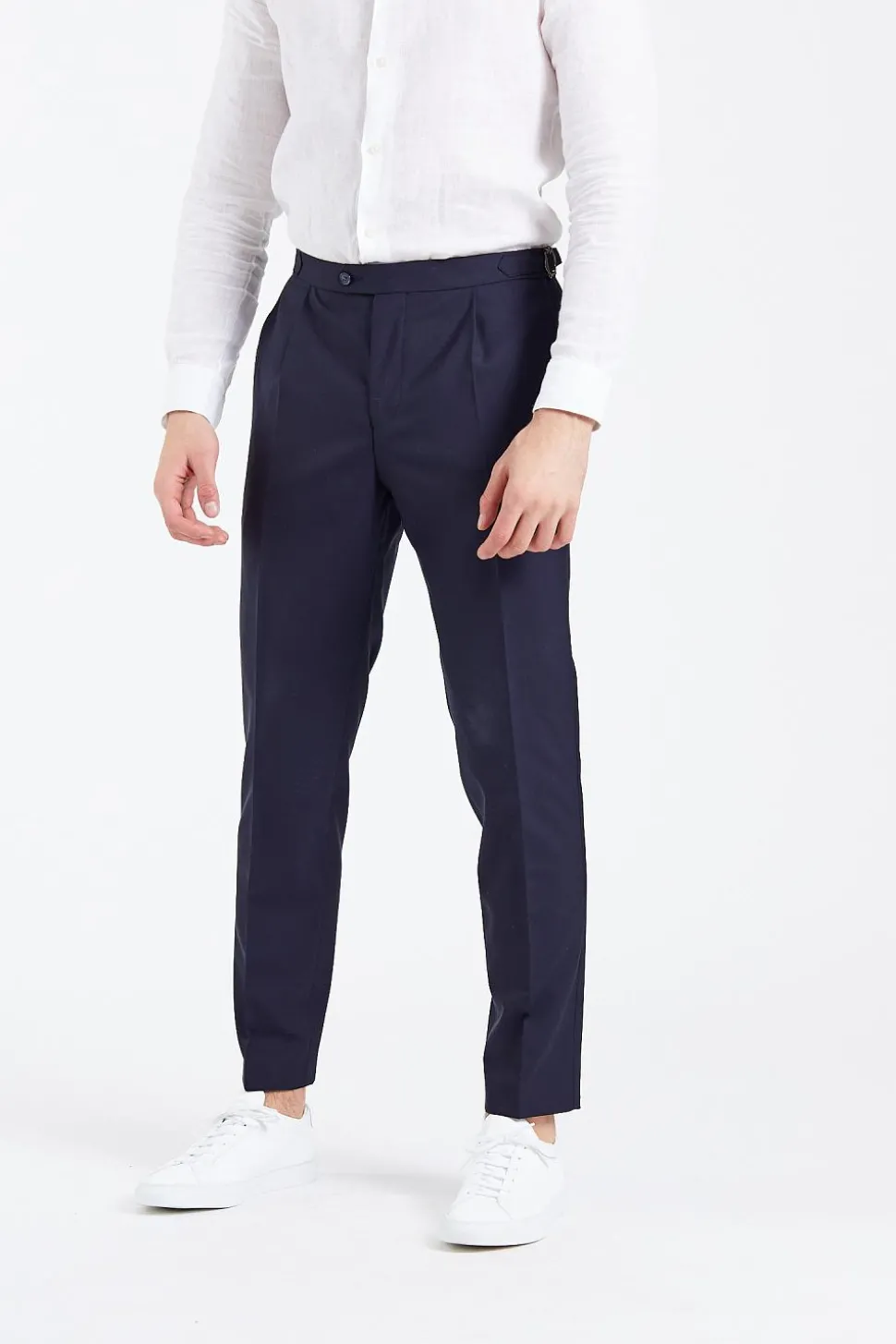 Delon Side Adjuster Trouser Navy