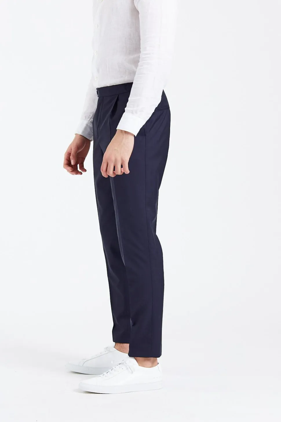 Delon Side Adjuster Trouser Navy