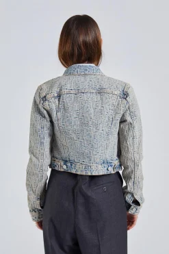 Denim Jacket Blue/Beige FN-WN-OUTW000882
