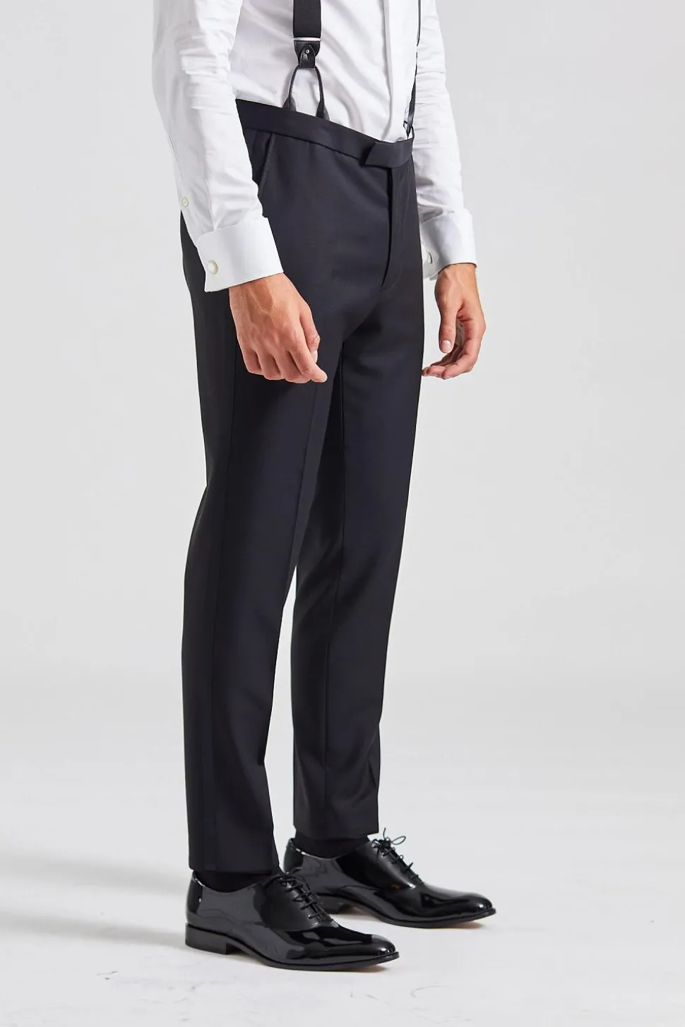 Denz Tuxedo Trouser Black