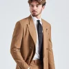 Double Breasted Attitude Blazer Brown