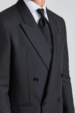 Double Breasted Attitude Jacket Black