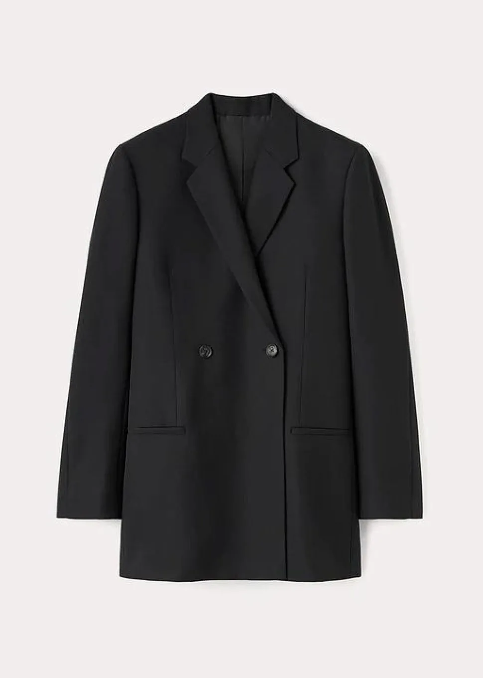 Double-Breasted Blazer Black