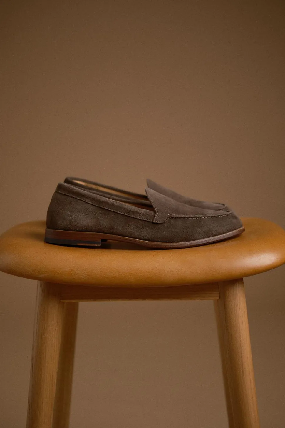 Drake's Summer Loafer Dark Brown