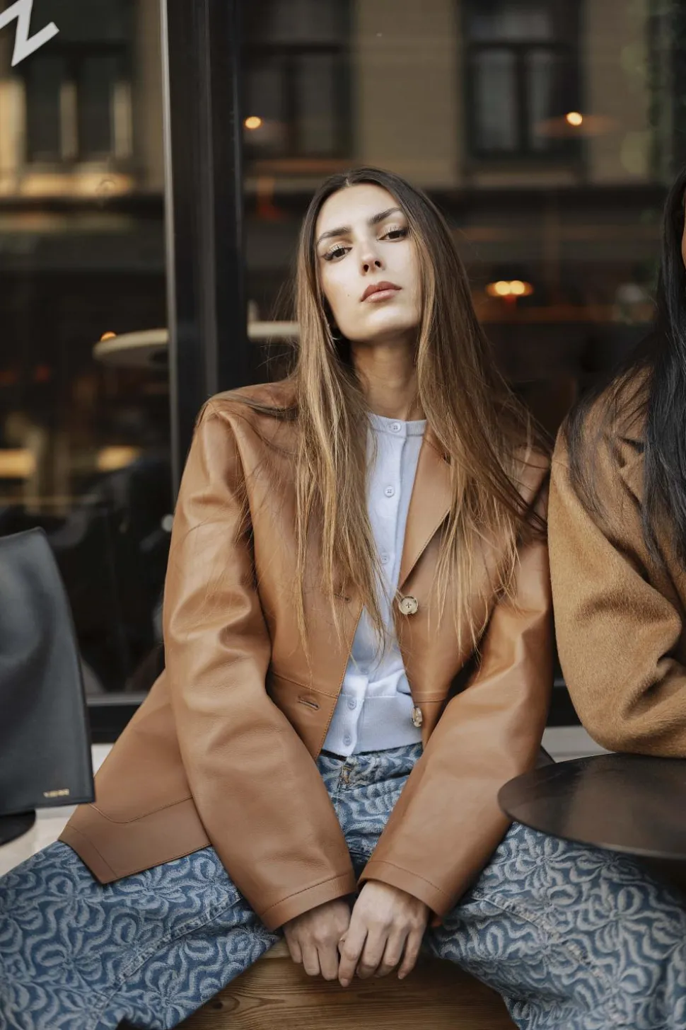 Easy Leather Jacket Tan